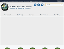 Tablet Screenshot of blaineemergency.org